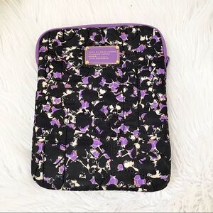 Marc by Marc Jacobs Black Purple Printed I - Pad / laptop Sleeve Case